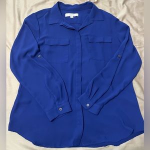 Loft Royal Blue Button Down - MP